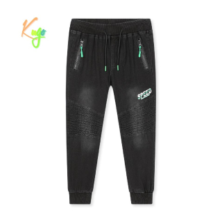 Chlapecké riflové tepláky - kalhoty Kugo CK0927 černé